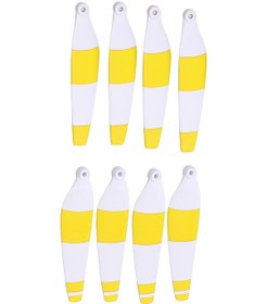 Resim Wezone Mini 3 Pro İçin 6030f Sarı Çift Taraflı Renkli Helisikopter Kanadı - Hafif, Sessiz Uçuş, Dayanıklı Plastik Malzeme 