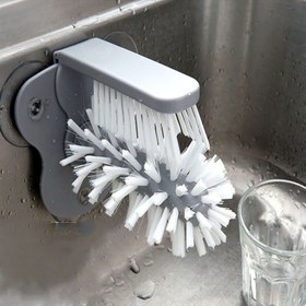 Resim 1 adet Çok Fonksiyonlu Lavabo Montajlı Bardak Temizleyici - Ücretsiz Cam & Kap Temizleme Fırçası - Mutfak ve Tuvalet Kullanımı - Çift Etkili İçecek & Kap Temizleyici - Temel Mutfak Aleti 