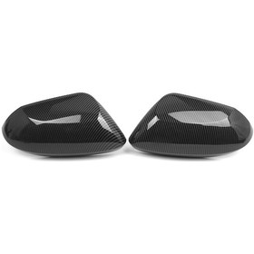 Resim Maiyame Toyota Corolla 2020-2023 Karbon Fiber Yan Ayna Kapak Seti - Abs Malzeme, 2 Adet 1 Adet 