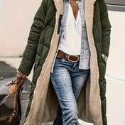 Resim Kadınlar için Termal Astarlı Kapüşonlu Kışlık Mont - Ön Cepli Sağlam Ceket, Makinede Yıkanabilir Uzun Dış Giyim, Bej/Kahverengi/Açık Ten Rengi/(Siyah Mevcut Değil) - Sonbahar & İçin Gündelikten Profesyonellere Sıcak Blazer, Kadın Kışlık Mont, Kadınlar İçin Montlar, Kadınlar için kışlık ceket, Kadınlar için kışlık montlar, Kadınlar İçin Kışlık Giysiler, Kadınlar İçin Ceketler, Bayan Kışlık Montlar, Kadınlar için kışlık montlar, Kadınlar İçin Kışlık Montlar, Kadın Kışlık 