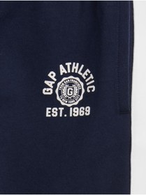 Resim GAP Kız Çocuk Lacivert GapFit Tech Athletic Logo Eşofman Altı 