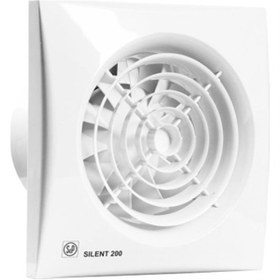 Resim ErmaC Silent-200 Cz Ultra Sessiz Fanlar, Sessiz Banyo Fanı, Geri Tepme Ventilli Silent200cz-1 