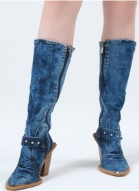 Resim StarBlueMooN KADIN KOT ÇİZME WESTERN 5009 