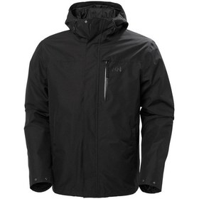 Resim Helly Hansen Juell 3 In 1 Erkek Siyah Kapüşonlu Mont Siyah 