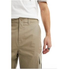Resim Nike Club Chino Woven Trousers Canvas Cargo Pant Dokuma Canvas Kargo Cepli Pantalon Bej Kahverengi 
