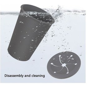 Resim Pazly Araç Çöp Kovası Silikon Bardaklık Çöp Tutucu Koltuk Arkası Çöp Kutusu - Gri 