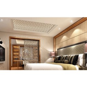 Resim Liar Ahşap Seperatör (Paravan) - KSP-12 - (10 mm) - (69 cm x 139 cm) - (Ham) 