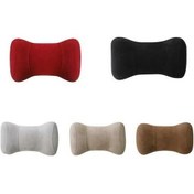 Resim Wondernest Araba Bellek Pamuk Kafalık Koruyucu Servikal Omurga Destek Yastığı Siyah 