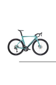 Resim Bianchi Oltre Comp 105 Di2 12S 50cm Yol Yarış Bisikleti Parlak Celeste 