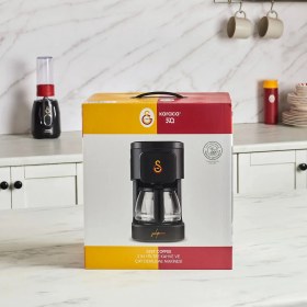 Resim Karaca Just Coffee Aroma 2 In 1 Filtre Kahve ve Çay Demleme Makinesi 5 Fincan Kapasite Siyah Cam Hazne 
