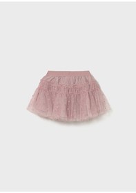 Resim Mayoral Pembe Kız Bebek Puantiyeli Tül Etek 2901 Pembe 