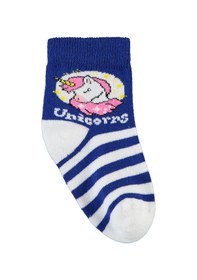 Resim Civil Socks Kız Çocuk 3'lü Çorap 3-12 Yaş Mavi 09a83414424w1 Mavi 