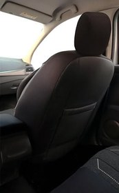 Resim Minderland Axiom Comfort Serisi - Volvo S40 ile uyumlu Koltuk Kılıfı, Keten/Siyah 