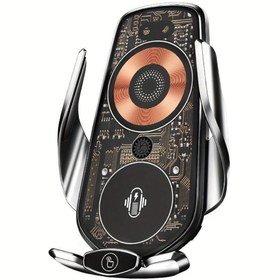 Resim Mi7a Magsafe 15W Kablosuz Şarj Alet Araç Içi Izgara Telefon Tutucu Manyetik Magsafe Kablosuz Wireless Ara 