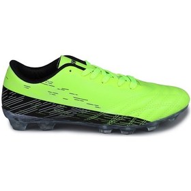 Resim Jump 28221 Neon Yeşil - Siyah Çim Halı Saha Krampon Futbol Ayakkabısı Yeşil - Siyah 