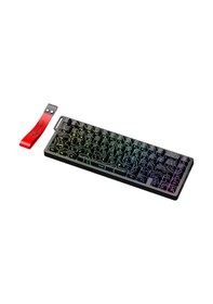 Resim F68 Pro Oyun Klavyesi Manyetik Switch 3 Modlu Kablosuz Bluetooth Kablolu, 8k/1k Rgb Klavye 