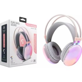 Resim Subzero SW71 Disco Pulse Bluetooth 5.3 Gaming Kulaklık | Rgb Rainbow Işık | Mikrofonlu Oyuncu Kulaklığı 