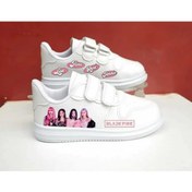 Resim LİASSHOES black k pop baskılı çocuk spor ayakkabı sneakers 