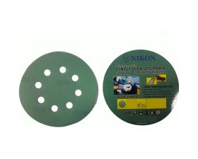 Resim Nikon 52043 Kırılmaz Yeşil Cırt Zımpara 125x320 Kum 8 Delikli - Pyrz-288560 