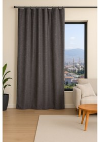 Resim Toscana Fon Perde Antrasit 