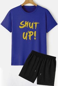 Resim trendypassion Shut Up Şort T-shirt Eşofman Takımı 