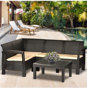 Resim Holiday Florida 3+1 Rattan Köşe Takımı 