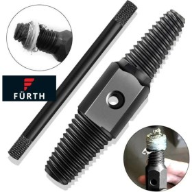 Resim Fürth Musluk Kılavuz Seti Tesisatçı Musluk Yuvası Açma Kılavuz Aparatı Kırık Çıkarma Ters Diş 