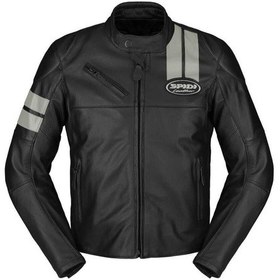 Resim Spidi Roar Korumalı Deri Motosiklet Montu Siyah 