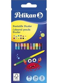 Resim Pelikan Kuru Boya Çift Uçlu 12 Li Kutu 