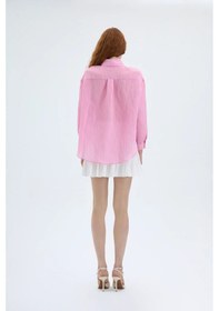 Resim Quzu 25ygml00188 Gömlek Pembe Pembe 