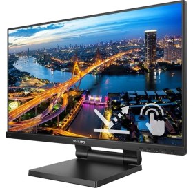 Resim Philips 21.5 Phılıps 222B1TC/00 IPS 4ms 75MHZ 1xvga 1xhdmı 1xdp 1xusb 3.2 Fhd 1920X1080 Hoparlör Dokunmatik Ekran Vesa Siyah 
