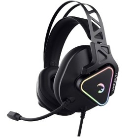 Resim Gamepower Kizaru Pro Titreşimli 7.1 Surround Hi-Fi RGB Siyah Oyuncu Kulaklığı 