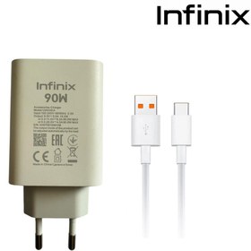 Resim INFINIX 90w (WATT) Hızlı Şarj Aleti Adaptörü Kablo Seti 