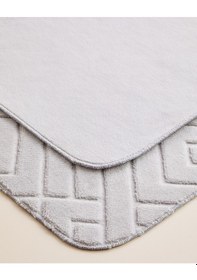 Resim English Home Twillow Kaydırmaz Taban Banyo Paspası Seti 60x80 Cm + 40x60 Cm Açık Gri Açık Gri 