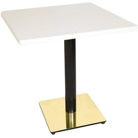 Resim Dockersmobilya Karanfil Werzalit Gold Kare Masa 80X80 (532345353) 