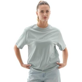 Resim Timberland Lush Comfort Short-Sleeve Tee Kadın T-Shirt Açık Mavi 