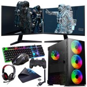 Resim I7 10700F 16GB 240GB SSD 1TB HDD 6GB GTX1660S Çift 24" Monitörlü (Gaming SET) Rogame