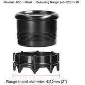 Resim Ulzyvf 52mm Dijital Egzoz Gazı Sıcak Göstergesi - Led Ekran, Alarmlı 40-120 C Araç/motosiklet 
