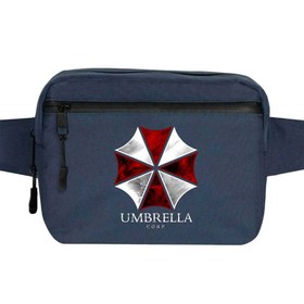 Resim Resident Evil Umbrella Corp Bel Çantası - Lacivert 