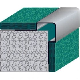 Resim Tekprofil Geniş Kenarlı Seramik Dış Köşe Profili Boy:3m 