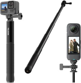Resim Coverzone Uzatılabilir Selfie Çubuğu GoPro Hero 13 12 11 10/Insta 360/DJI Osmo 360 Action 5 4 Pocket 