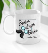 Resim Bk Gift Kişiye Özel Babalar Günü Hediyesi Benim Babam 1 Başka Tasarımlı Kupa Bardak Ve Benzinli Çakmak Seti- 