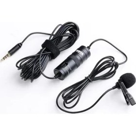 Resim Boya BY-M1 Kablolu Yaka Mikrofonu – Kamera, Telefon ve Bilgisayar ile Uyumlu, Net ve Yüksek Ses Kalitesi 