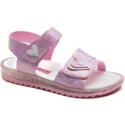 Resim Arzen Bebe Kız Çocuk Sandalet Kalpli Pembe 