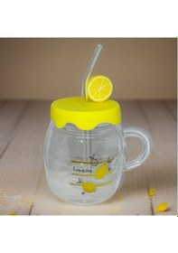 Resim Limon Tasarımlı Kupa Bardak Renkli 
