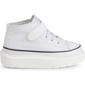 Resim Buckhead BUCK4490 Kız Çocuk Düz Tabanlı Beyaz Axel Converse Sneaker Ayakkabı 