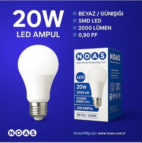 Resim Noas 20w Led Ampul Beyaz 