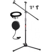 Resim Lastvoice Ms06 Mikrofon Standı + Pop Filtre + Xlr Kablo 