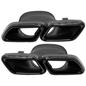 Resim Mercedes Egzoz Ucu W213 Set Siyah -amg E63- 
