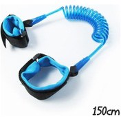 Resim Mavi Çocuk Çocuk Anti Kayıp Koşum Tasma Bilek Kayışı Bağlantı Bandı Yürümeye Başlayan Bebek Güvenlik Bilekliği Halat Kemer 1.5m 